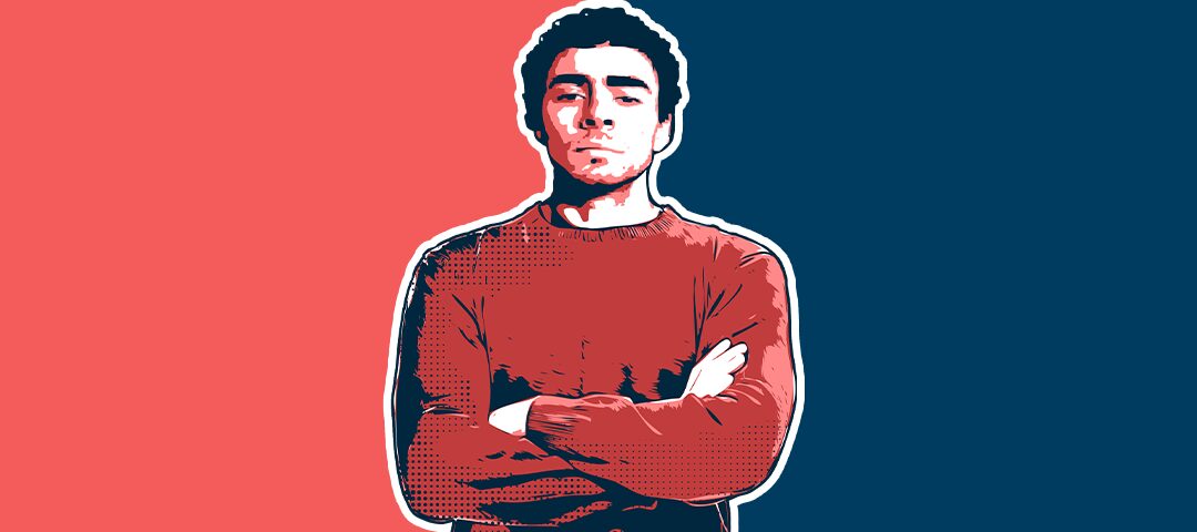 Composite image showing a healthcare protest and United Healthcare building, illustrating the controversial case of Luigi Mangione who murdered UnitedHealthcare CEO Brian Thompson