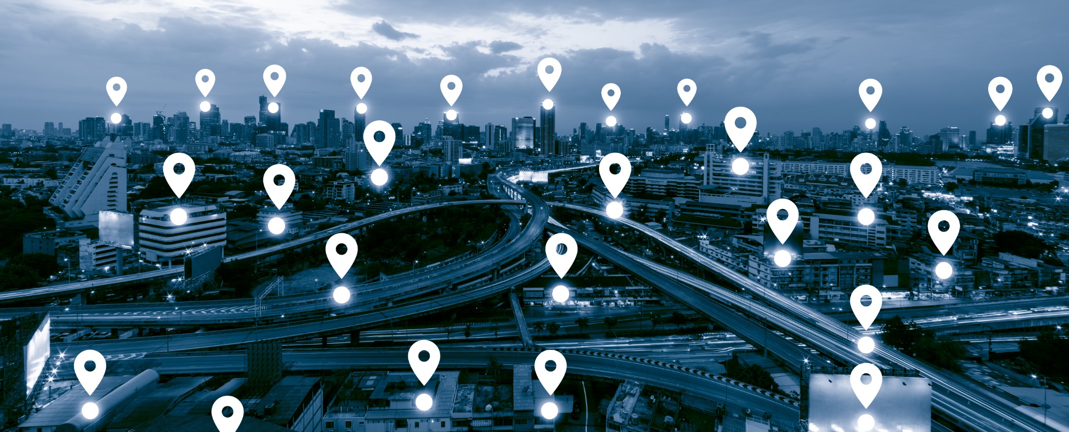 Map visualization showing location data points highlighting suspicious geolocation patterns in research data collection