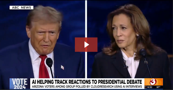 CBS News: AI Helps Track Reactions to Presidential Debate