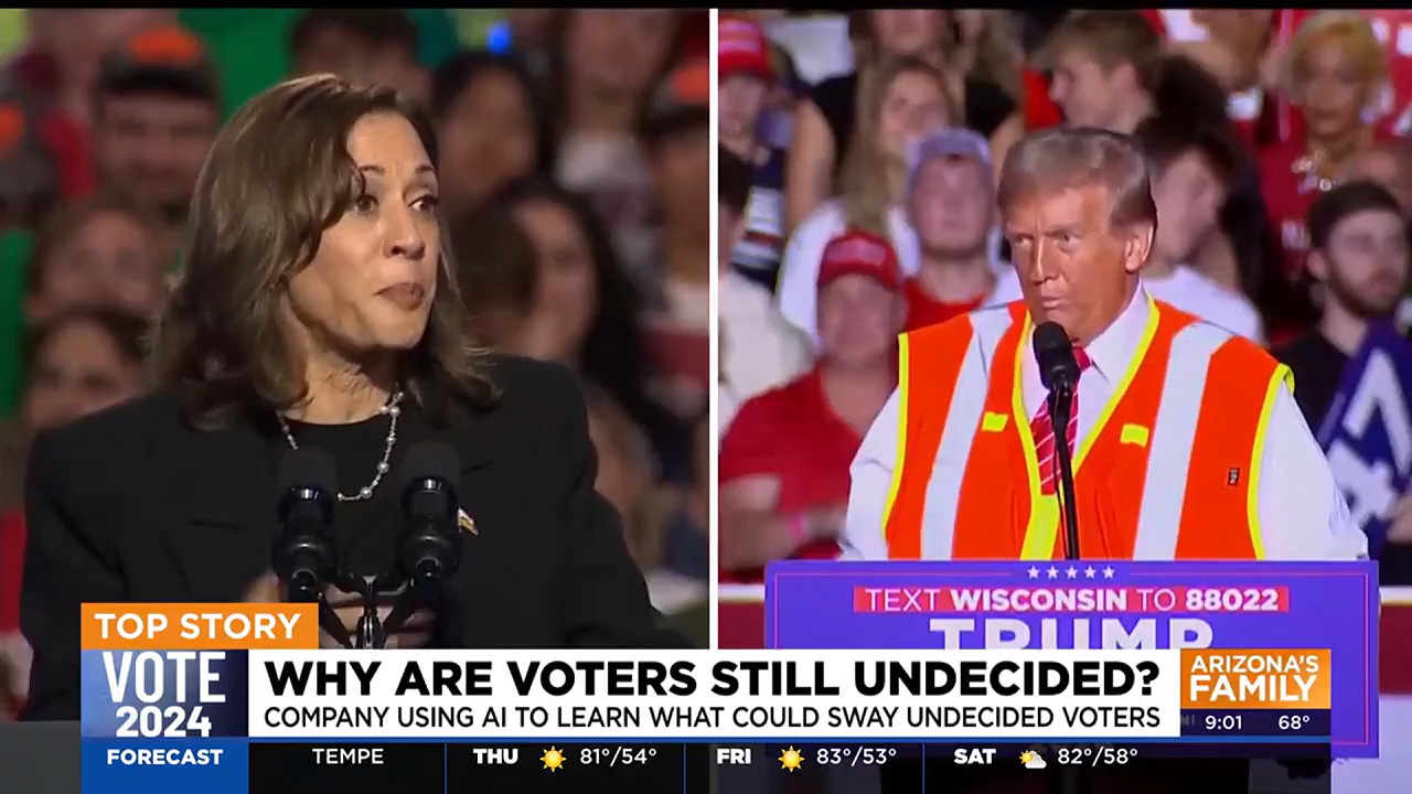 CBS News: AI Reveals What Could Sway Undecided Voters