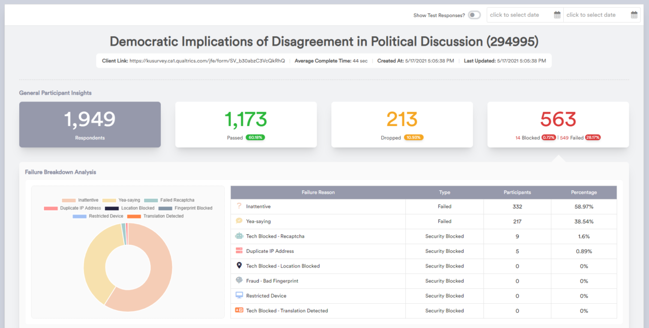 Sentry data quality interface